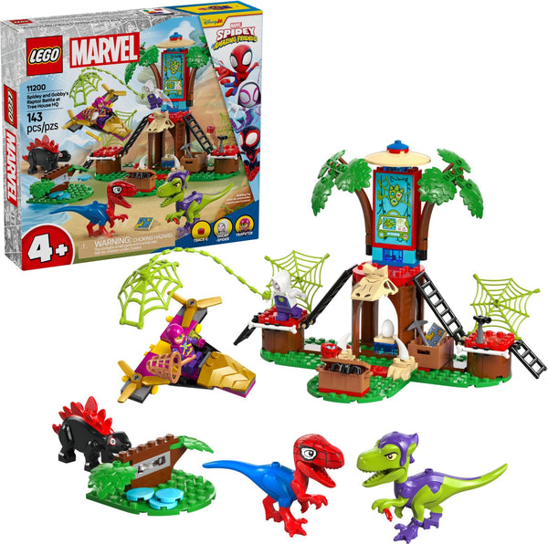 11200 Spidey and Gobby's Raptor Battle at Tree