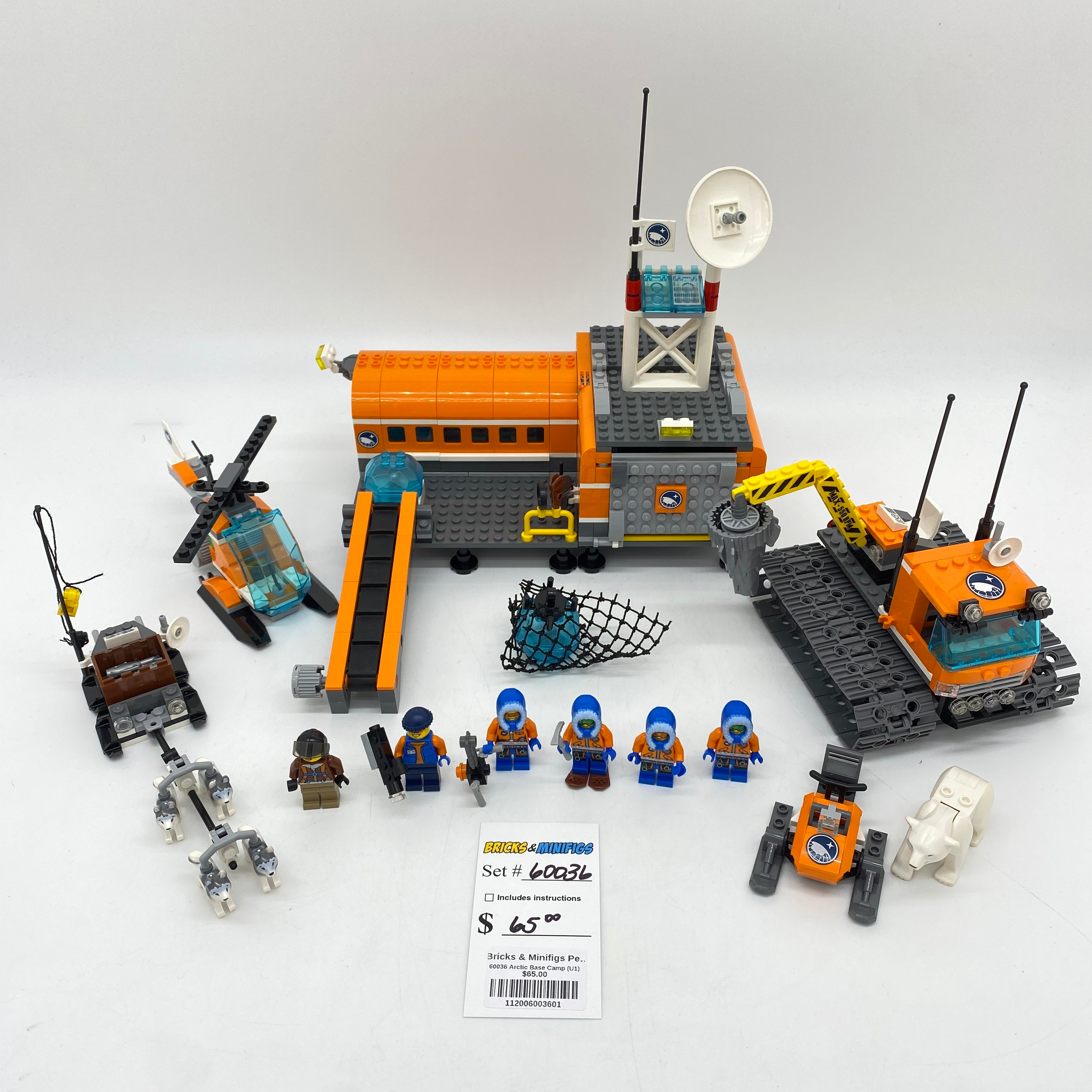 Lego Arctic Base Camp Lego Set 60036 60036 Arctic Base Camp (U3