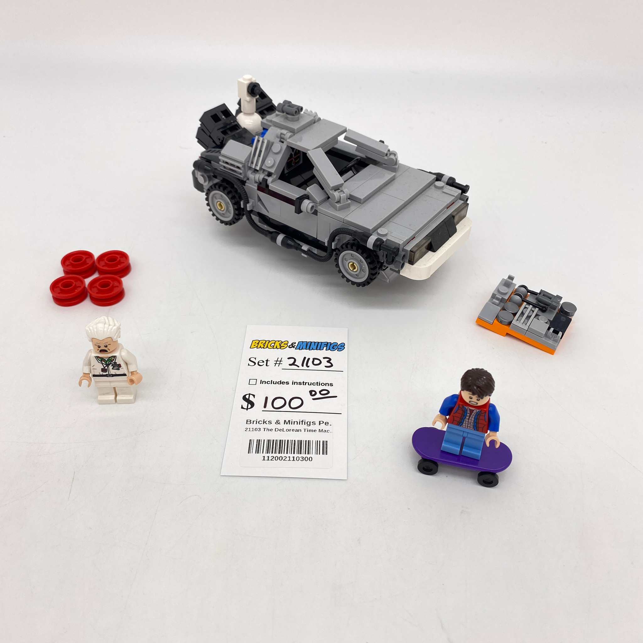 HOT Lego Back To The Future Set 21103 Car Lego Set Back To