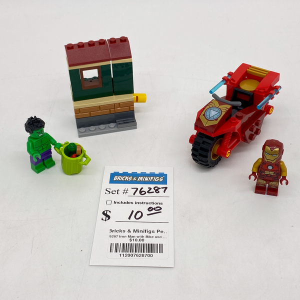 76287 Iron Man with Bike and The Hulk (U)