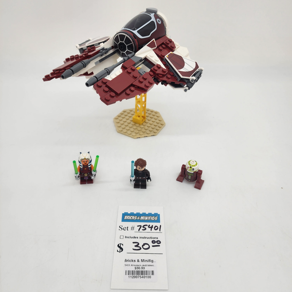 75401 Ahsoka's Jedi Interceptor (U)