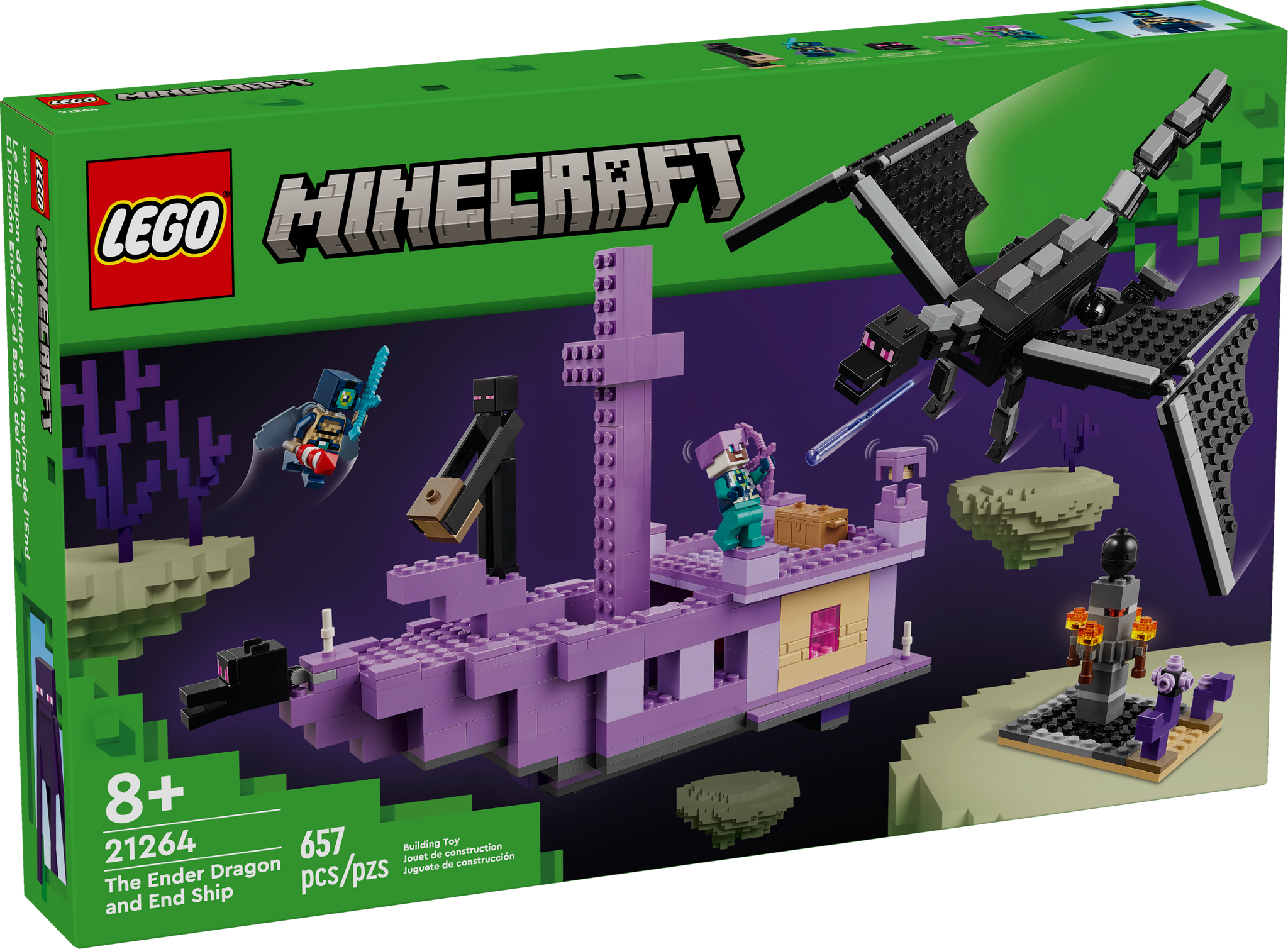 21264 The Ender Dragon and End Ship – Bricks & Minifigs - Pearland