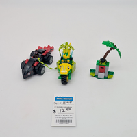 11198 Spin and Electro Dinosaur Vehicle Chase (U)