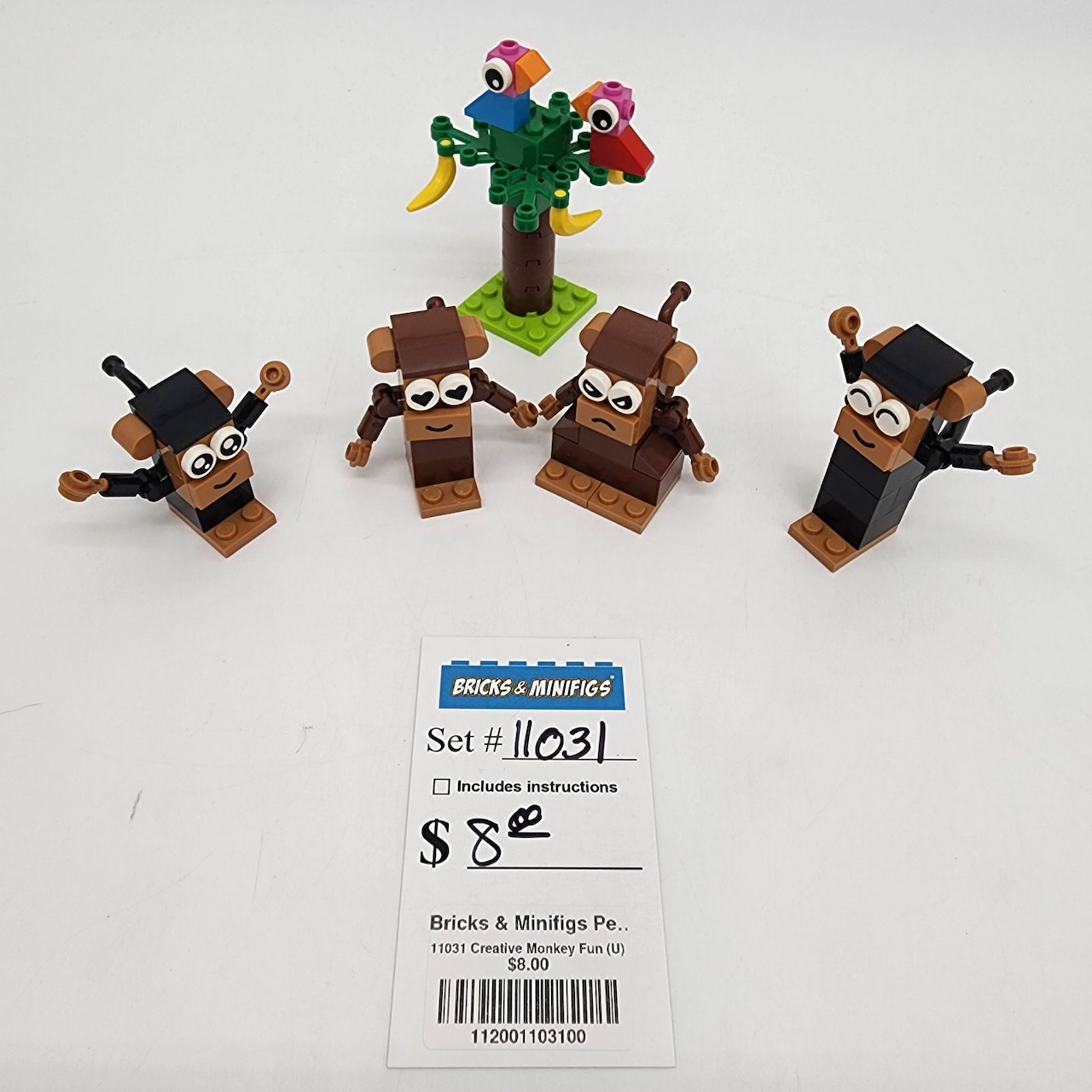キッズブラウン　レベル1 セット 11031 Creative Monkey Fun (U) – Bricks & Minifigs - Pearland
