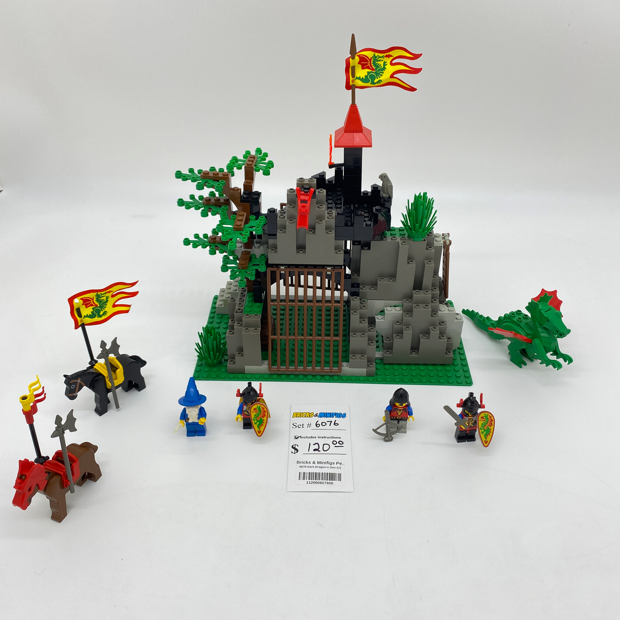 6076 Dark Dragon's Den (U) – Bricks & Minifigs - Pearland 6076 Dark Dragon's Den (U) – Bricks & Minifigs - Pearland