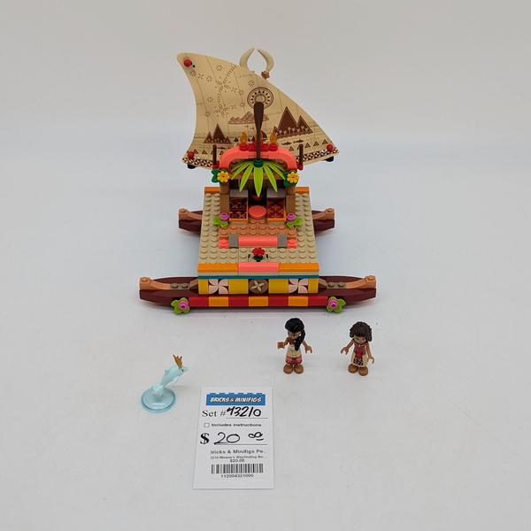 43210 Moana's Wayfinding Boat (U) – Bricks Minifigs Pearland