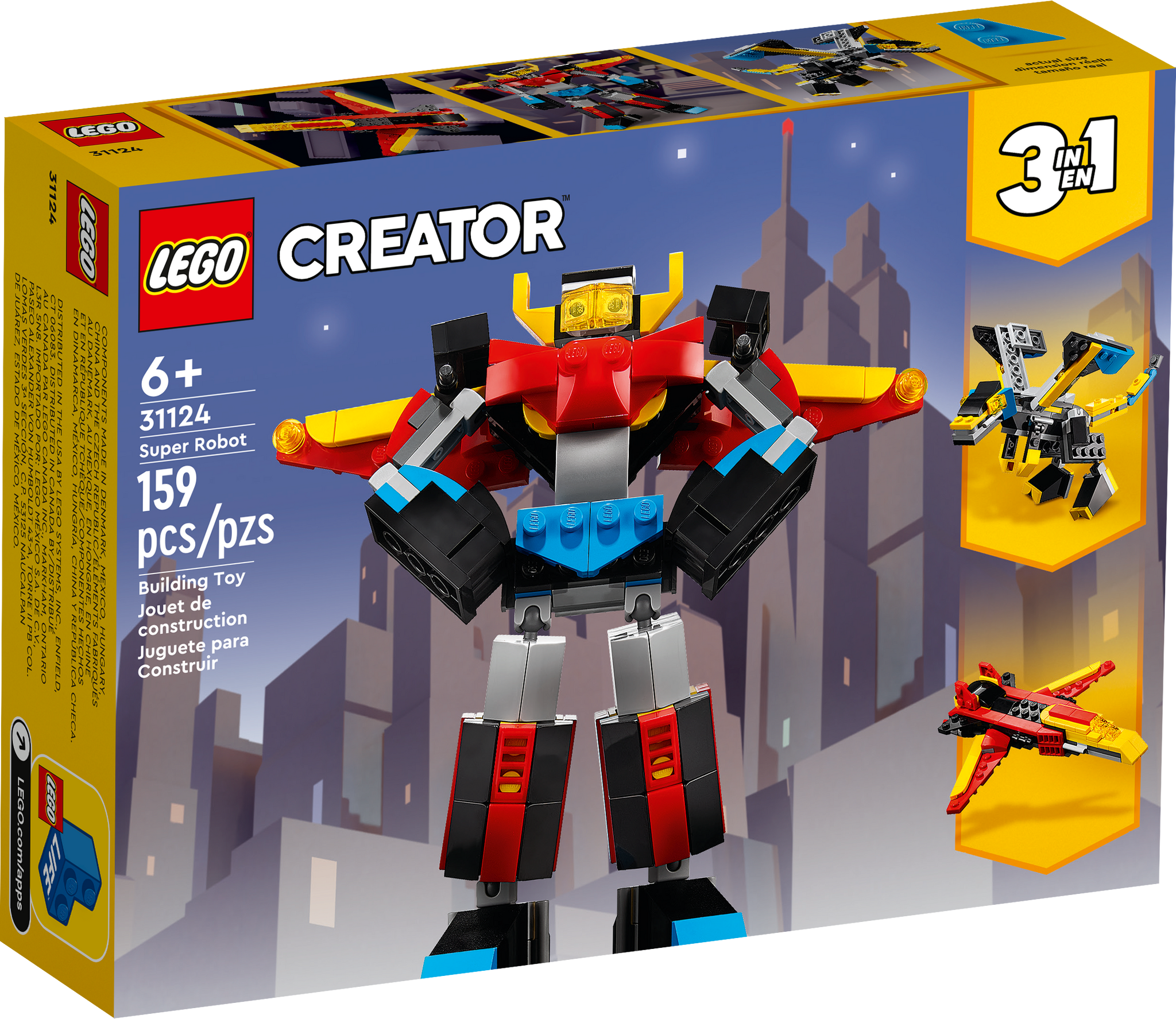 31124 Super Robot – Bricks & Minifigs - Pearland 31124 Super Robot – Bricks & Minifigs - Pearland