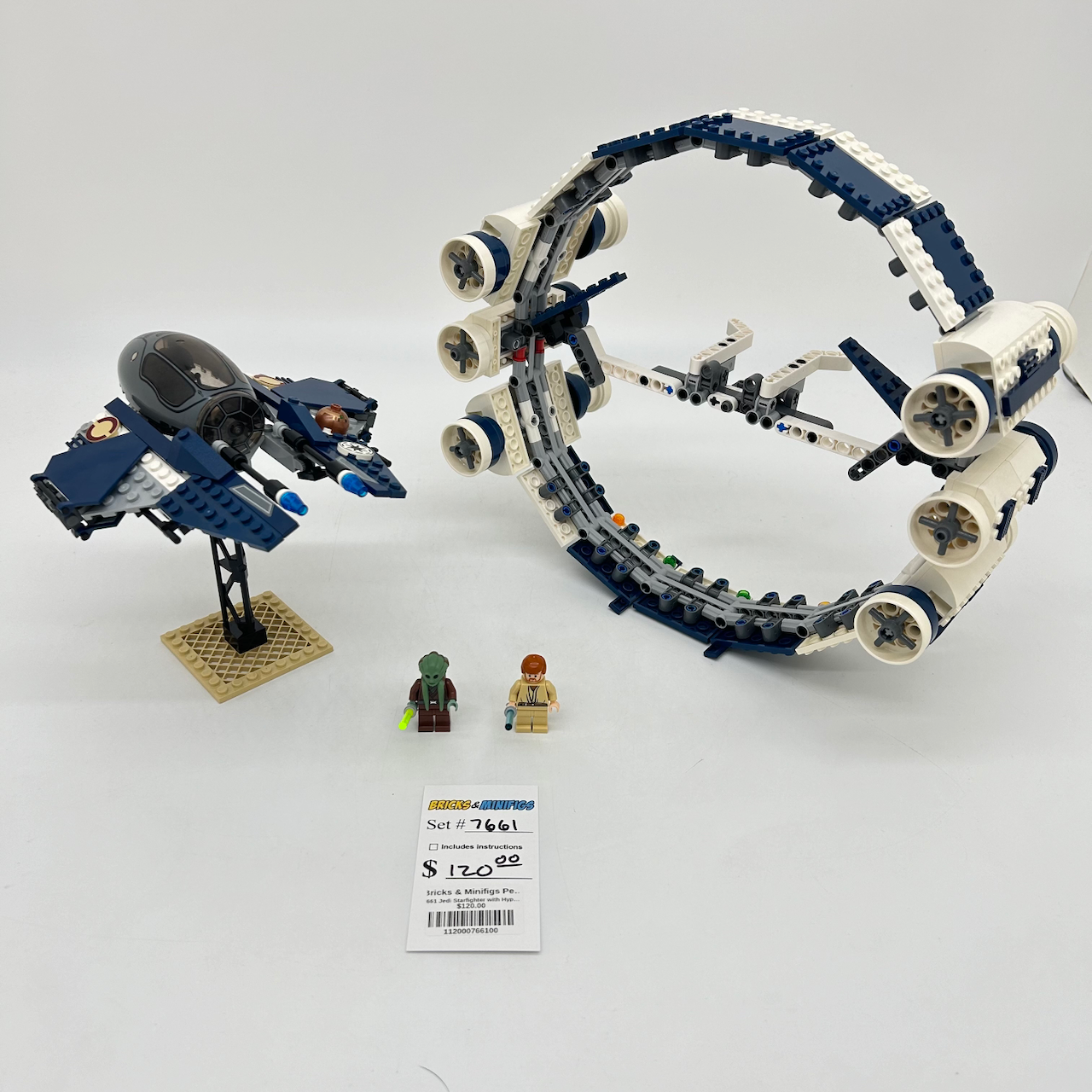 7661 Jedi Starfighter with Hyperdrive Booster Ring (U) – Bricks