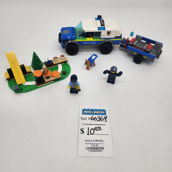 60369 Mobile Police Dog Training (U)