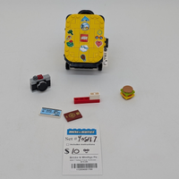 40817 Yellow Travel Suitcase (U)