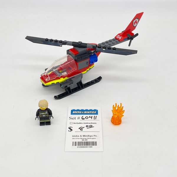 60411 Fire Rescue Helicopter (U)