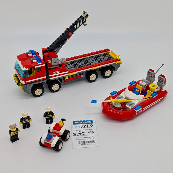 7213 Off-Road Fire Truck & Fireboat (U)