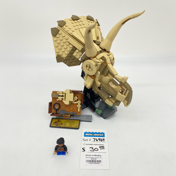 76969 Dinosaur Fossils: Triceratops Skull (U)