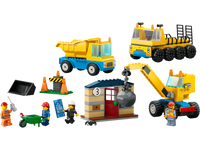 60391 Construction Trucks and Wrecking Ball Cr