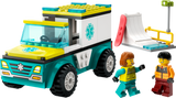 60403 Emergency Ambulance and Snowboarder