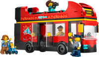 60407 Red Double-Decker Sightseeing Bus