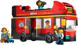 60407 Red Double-Decker Sightseeing Bus