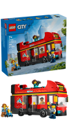 60407 Red Double-Decker Sightseeing Bus