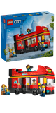 60407 Red Double-Decker Sightseeing Bus