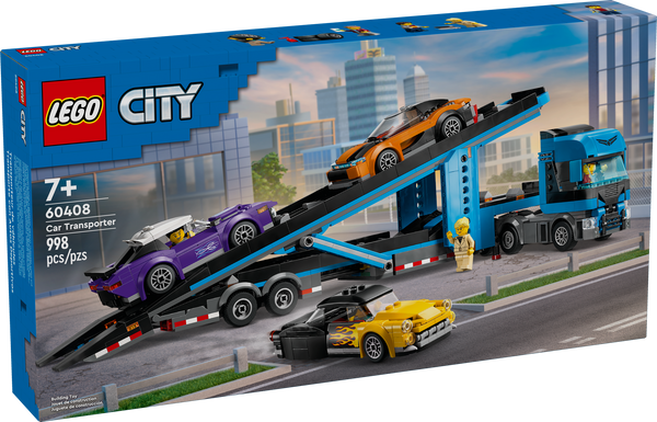 60408 Car Transporter Truck with Sports Cars (3 cars)