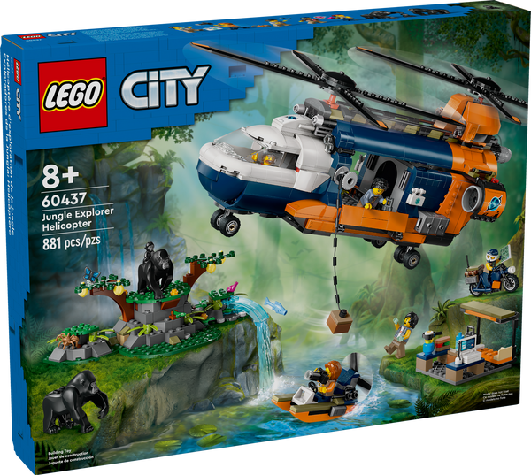 60437 Jungle Explorer Helicopter at Base Camp