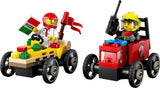 60458 Pizza vs. Fire Truck Race Car Pack