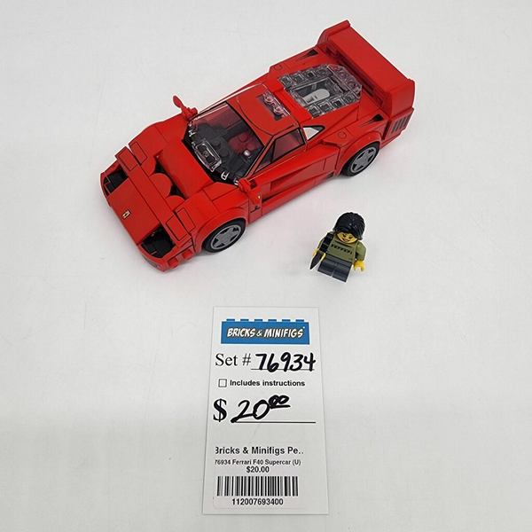 76934 Ferrari F40 Supercar (U)