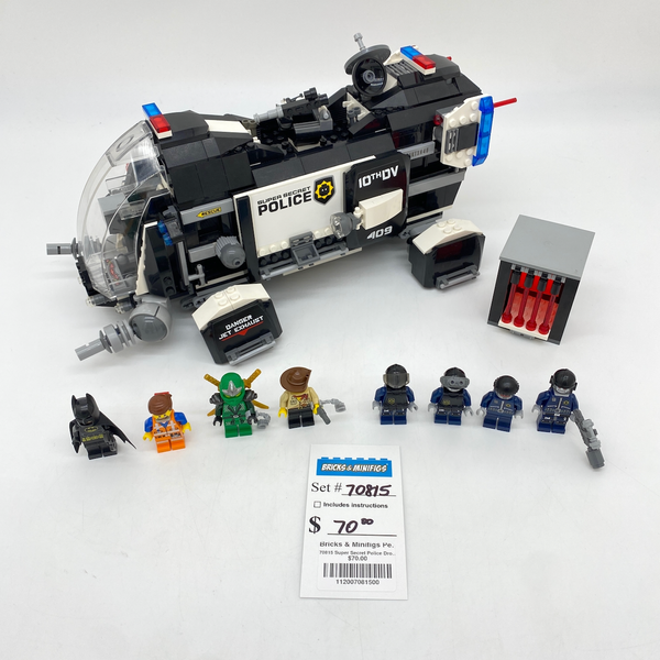70815 Super Secret Police Dropship (U)