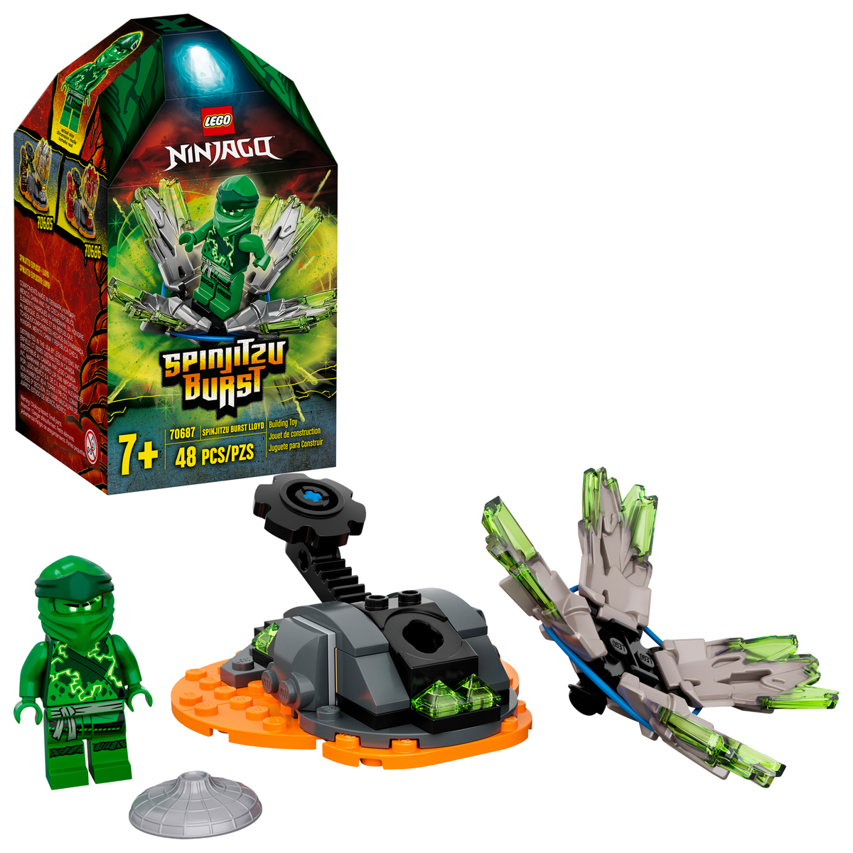 70687 Spinjitzu Burst Lloyd – Bricks Minifigs Pearland
