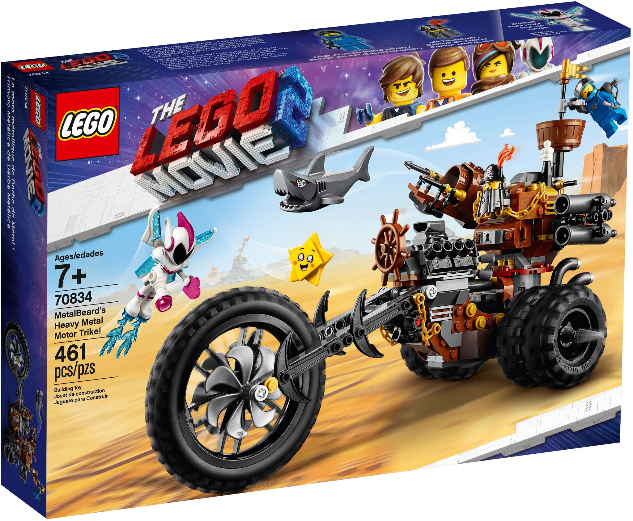 70834 MetalBeard's Heavy Metal Motor Trike! – Bricks & Minifigs