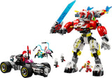 71497 Cooper's Tiger Mech & Zero's Hot Rod Car