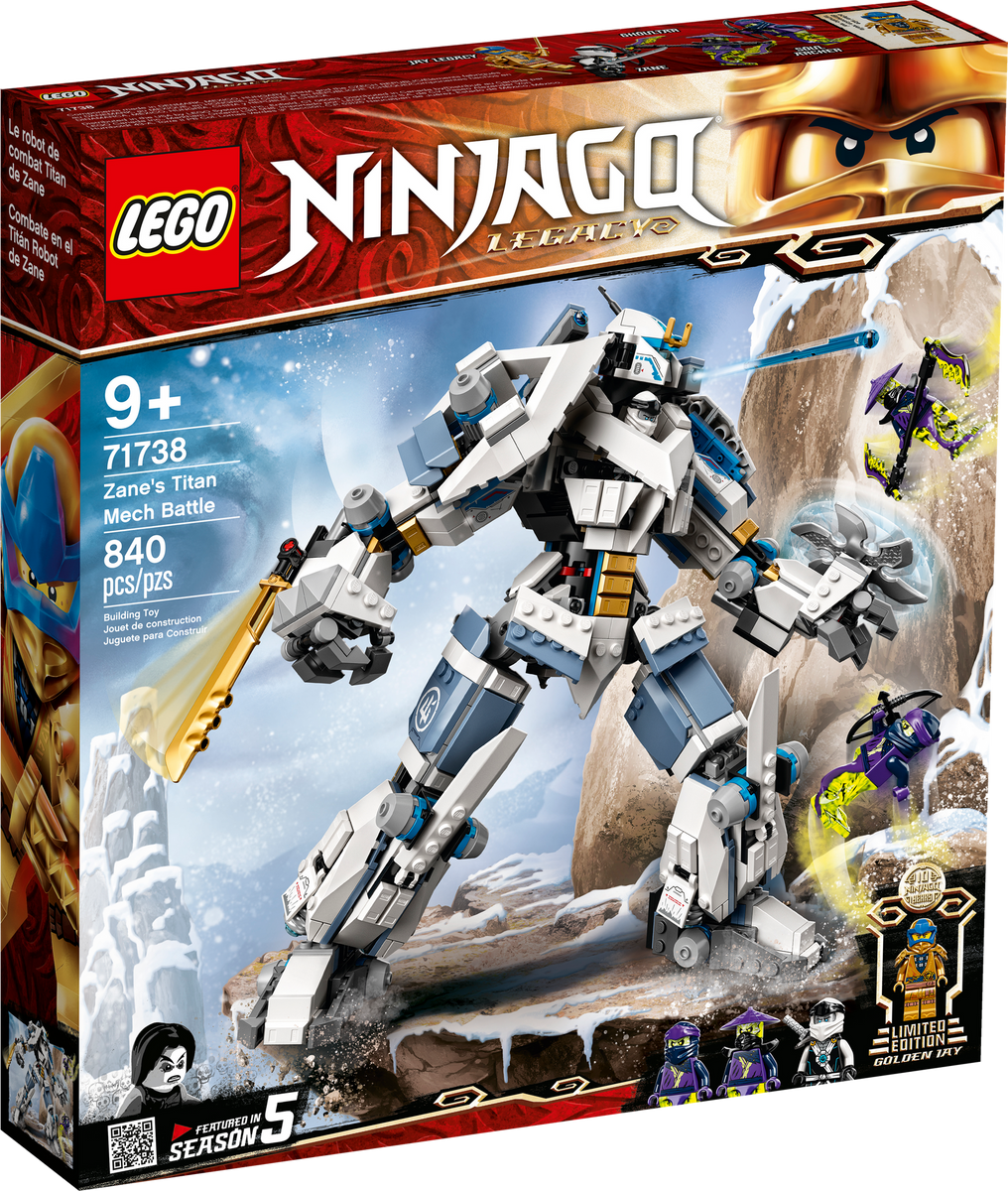 71738 Zane's Titan Mech Battle – Bricks & Minifigs - Pearland