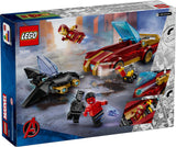 76310 Iron Man Car & Black Panther vs. Red Hulk