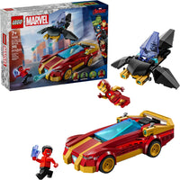 76310 Iron Man Car & Black Panther vs. Red Hulk