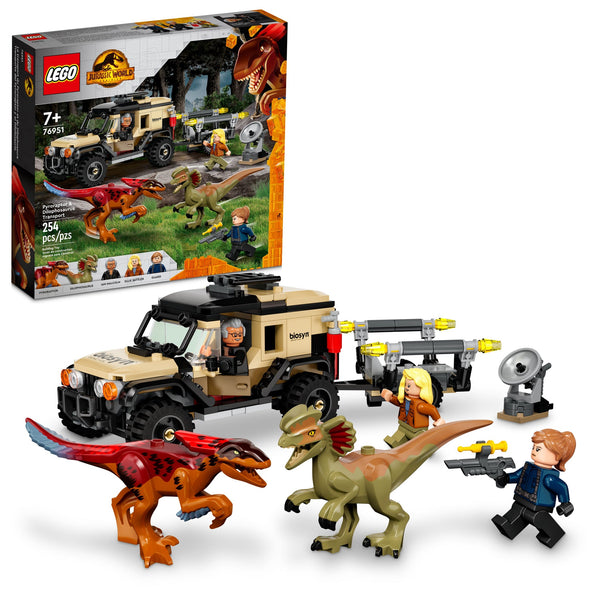76951 Pyroraptor & Dilophosaurus Transport