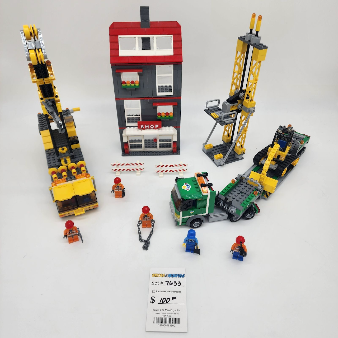 7633 Construction Site U Bricks Minifigs Pearland