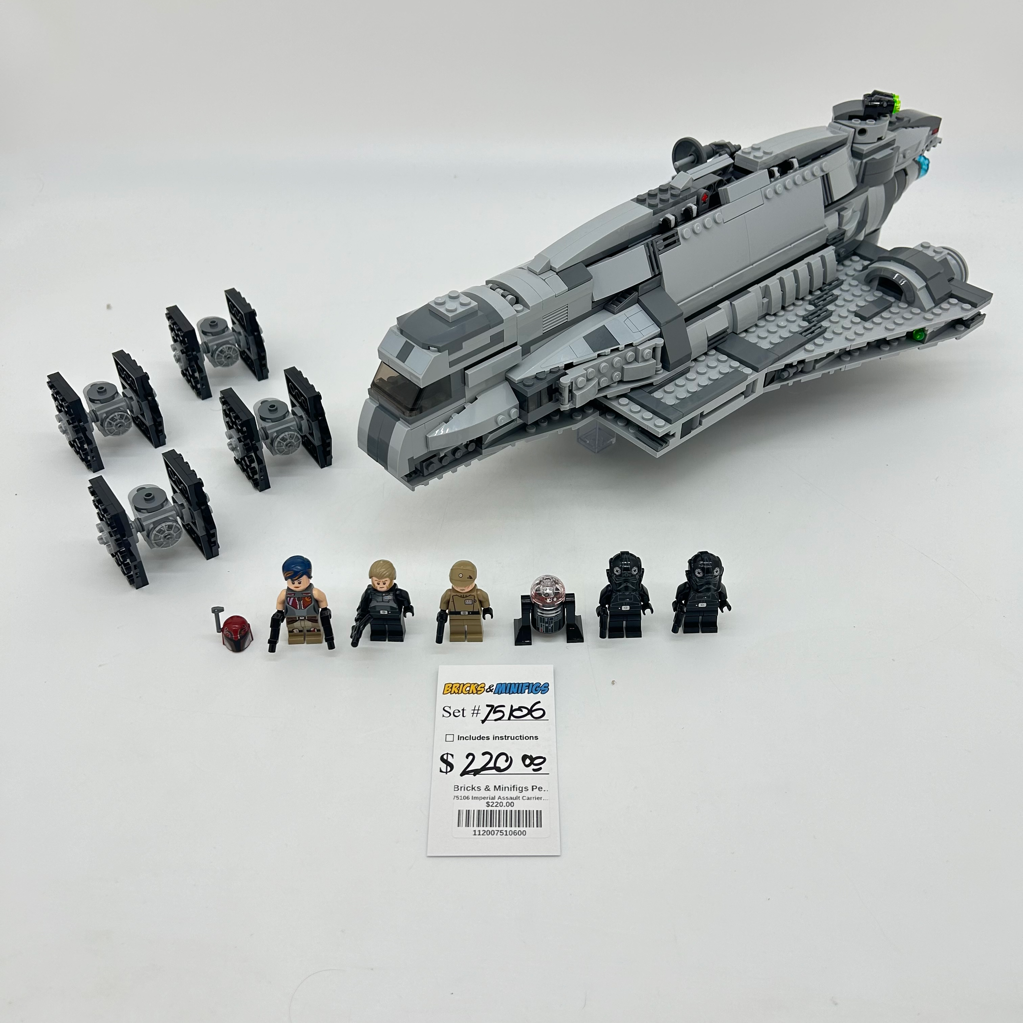 アンリ 75106 Imperial Assault Carrier (U) – Bricks & Minifigs - Pearland