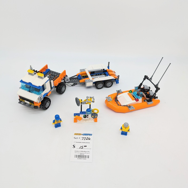 7726 Coast Guard Truck with Speed Boat (U)