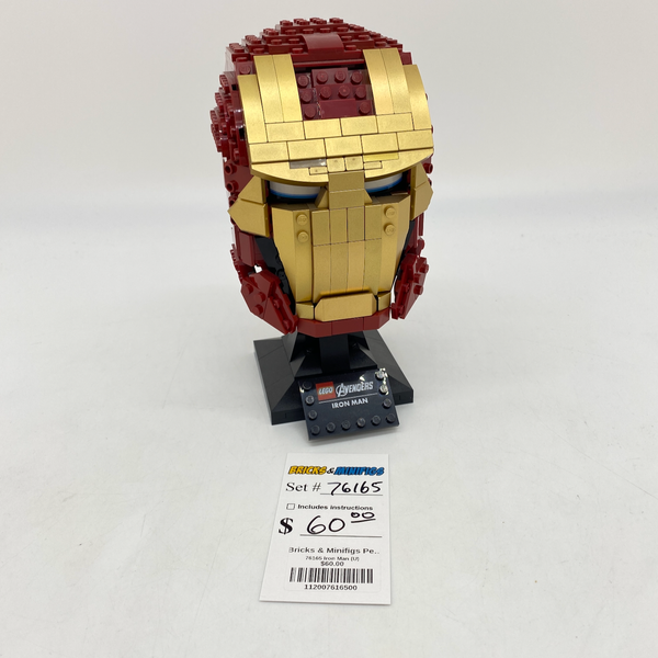 helmet iron man lego 76165 Iron Man (U) – Bricks & Minifigs