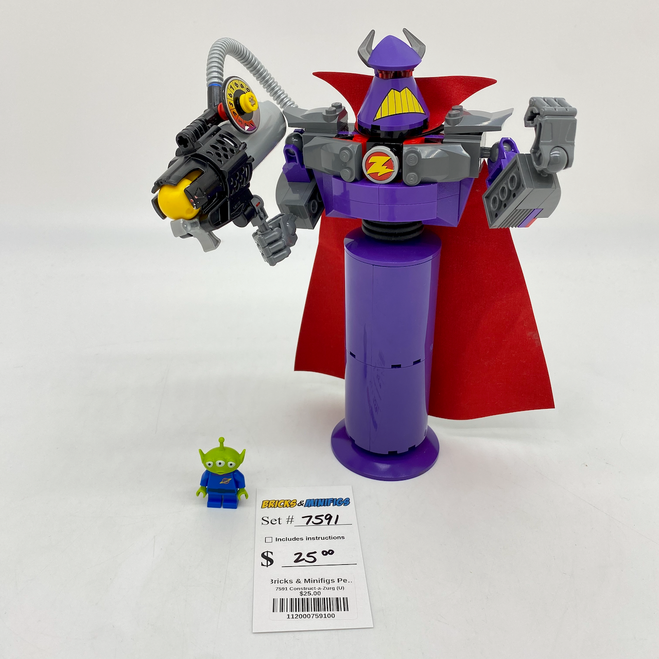 新品未開封 MASTERPIECE COLLECTION 阿弖流為-ATERUI 7591 Construct-a-Zurg (U) – Bricks & Minifigs - Pearland