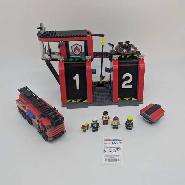 60414 Fire Station with Fire Truck (U1)