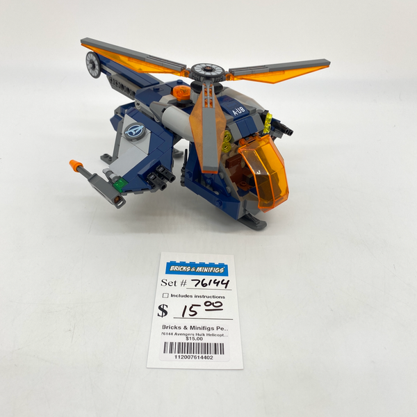 76144 Avengers Hulk Helicopter Rescue (U2)