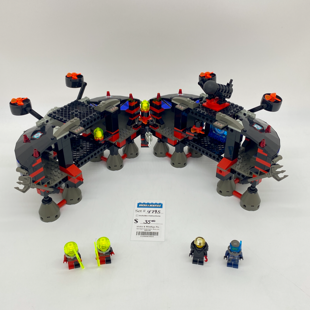 4795 Ogel Underwater Base and AT Sub (U1) – Bricks & Minifigs