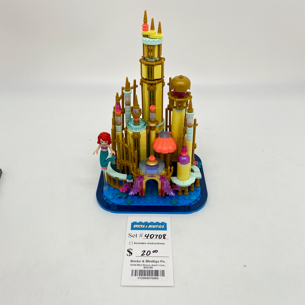 40708 Mini Disney Ariel's Castle (U)