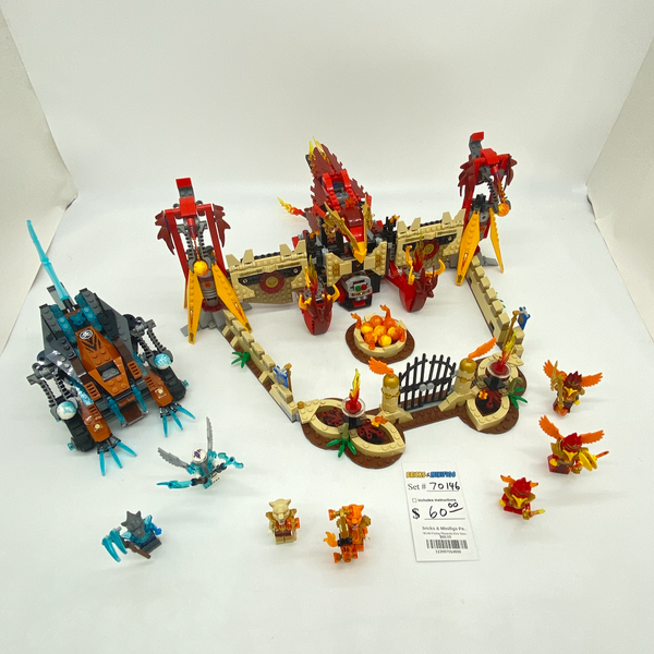 70146 Flying Phoenix Fire Temple (U)
