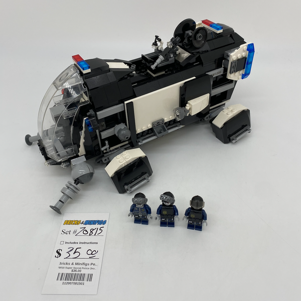 70815 Super Secret Police Dropship (U1)