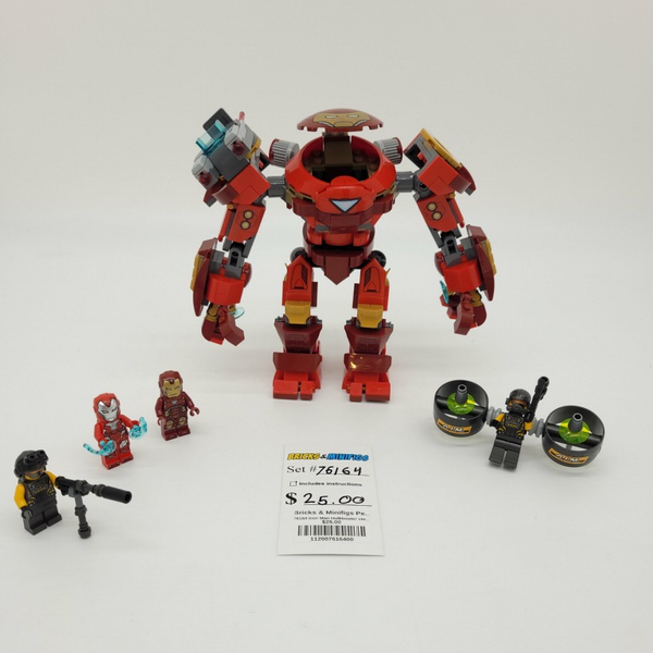 76164 Iron Man Hulkbuster versus A.I.M. Agent (U)