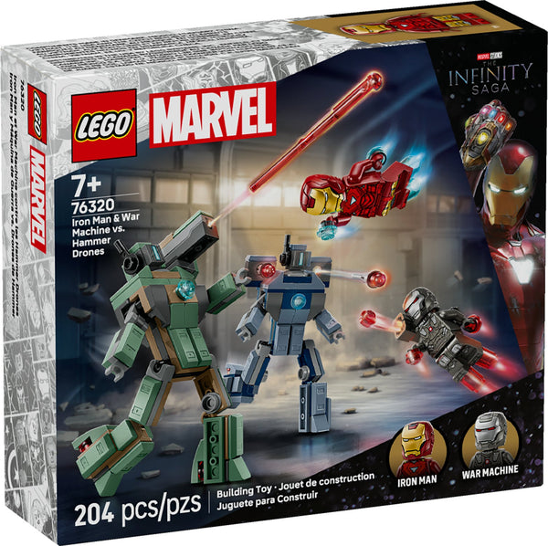 76320 Iron Man & War Machine vs. Hammer Drones