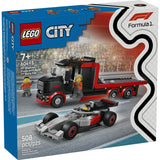 60493 F1 Display Truck with Audi F1 Race Car