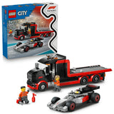 60493 F1 Display Truck with Audi F1 Race Car